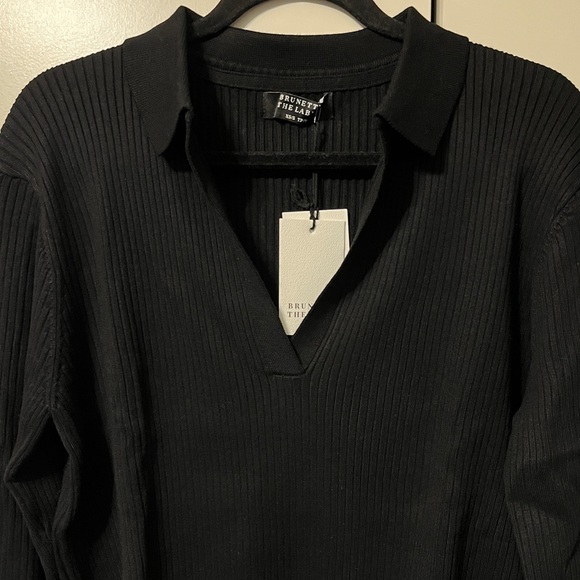 Brunette The Label ribbed knitt polo size xs/s - Picture 1 of 5